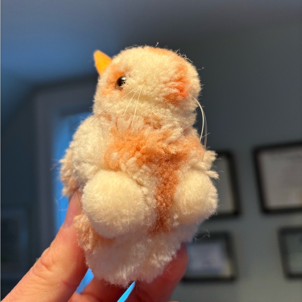 Steiff Orange and White Bunny Toy collectible - Picture 7 of 10
